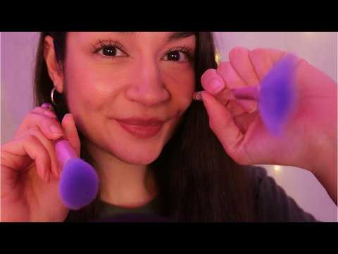 ASMR Face Brushing ✨ Personal Attention & Gentle Sounds