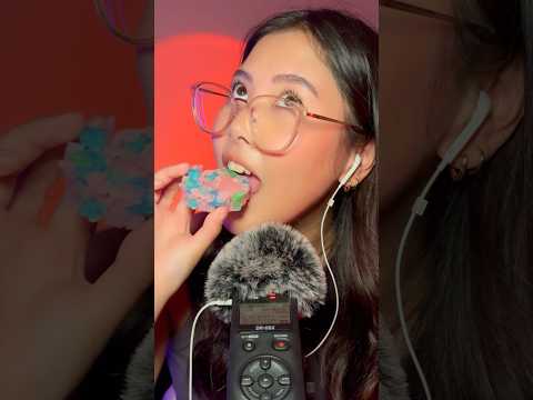 Trying Crystal Candy for the first time!! #asmr #crystalcandy #shorts