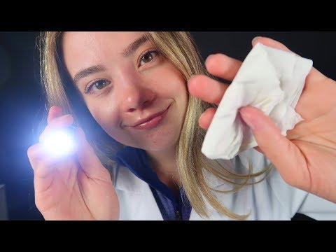 ASMR DOCTOR Preps You For SURGERY ROLEPLAY! Shaving You, Exam, Removing Make Up, Soft Spoken