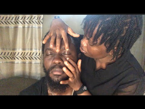 ASMR RELAXING FACE TOUCHING AND NITPICKING FOR DEEP SLEEP 😴 