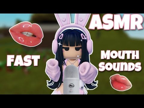 Roblox ASMR ∼ relaxing FAST tongue clicking + tapping (BRAIN MELTING!)