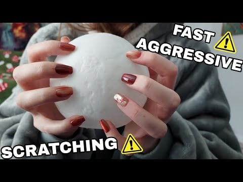 FAST AND AGGRESSIVE SCRATCHING ASMR (No talking) buckle up🚨