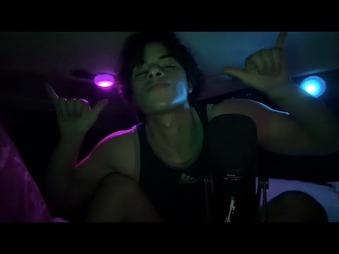 ASMR mouth sounds and visual triggers