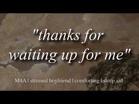 cuddling your burnt out boyfriend to sleep [ASMR roleplay] [sleep aid] [cozy] [boyfriend]