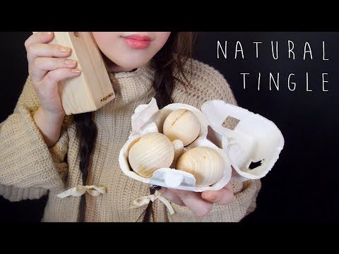 ASMR Natural Wood Sounds Collection (No Talking) 🌳나무소리