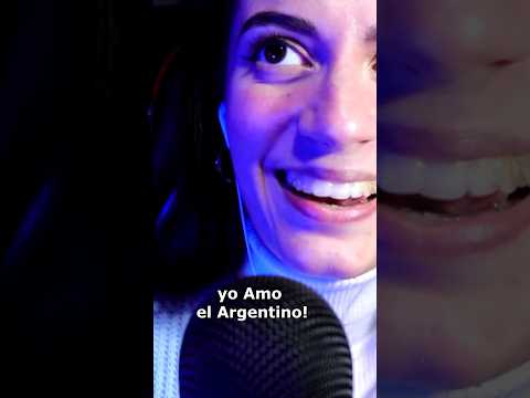 CHICA ITALIANA INTENTA HABLAR ARGENTINO 🇦🇷 #asmr #asmrespañol