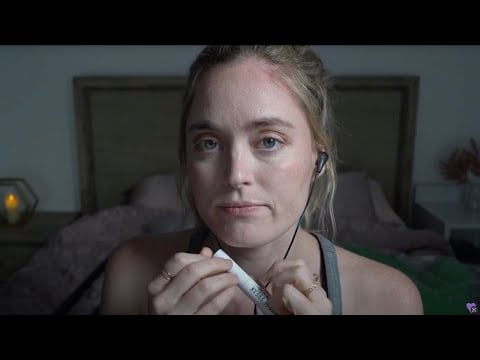 ASMR Ich rede mit dir, während ich mich schminke & zeige meinen neuen ♡ GREEN SCREEN ♡