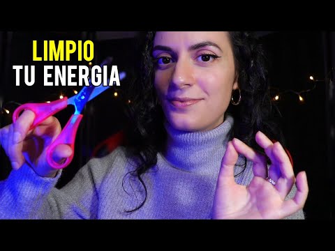 ASMR español LIMPIEZA ENERGETICA de Fin de Año 🎆(soft spoken)