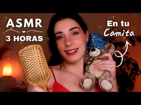 ASMR EN TU CAMITA HASTA QUE TE DUERMAS ❤️💤 Caricias, Masajes & Cepillo Roleplay en Español 🧡