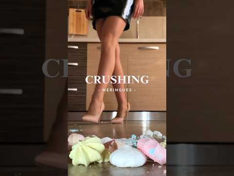 Pea’s Pumps vs. Meringues! High Heels Crushing Food! Oddly Satisfying! ASMR