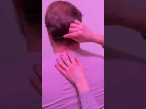 ASMR Satisfying Comb Massage #realpersonasmr #oddlysatisfying #asmrvideos #backscratch