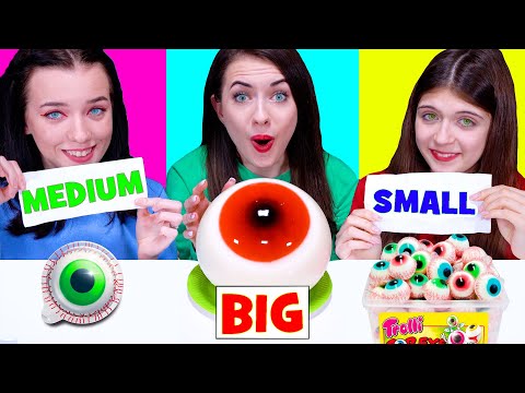 ASMR Big, Medium and Small Plate Challenge by LiliBu #2