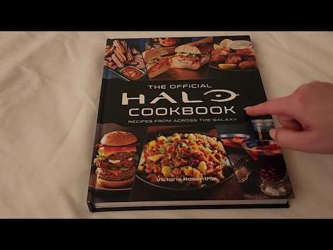 [ASMR] Halo Cookbook Flip-Through: Relaxing Tapping & Recipe Reading 📖🍴