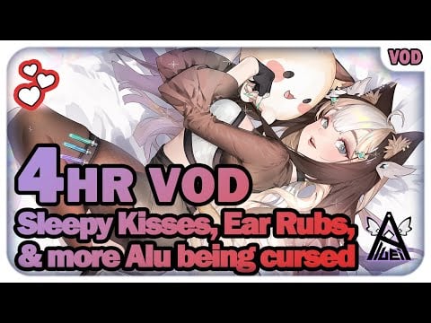 Sleepy kisses, Ear rubs & more Alu being cursed~ ♡【ASMR / 3DIO】