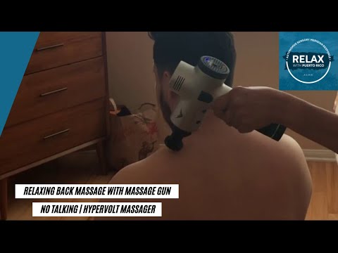 Back Massage Therapy | Hypervolt Massage Gun | Relaxing ASMR Sounds