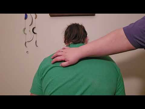 🌼 ASMR Back, Shoulder and Neck Massage (Soft Spoken Whispers) 🌼