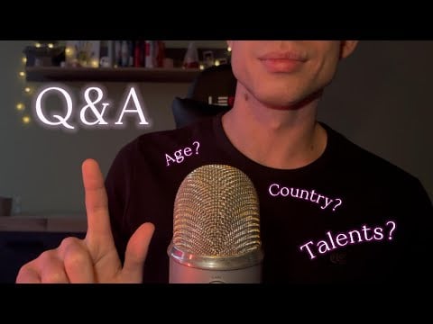 ASMR | Whispered Q&A - Get To Know Me 👋