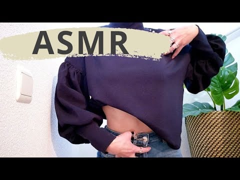 ASMR SWEATER & DENIM SCRATCHING | PEARL BEADED TURTLENECK & JEANS TRIGGERS | NO TALKING | DEEP SLEEP