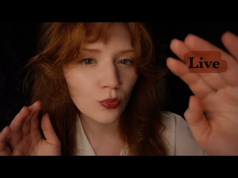 ASMR🥰Mouth sounds & Hand movements,Invisible slime, Kisses & Spit Painting, Face brushing,Tapping😴