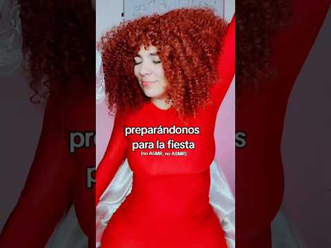 Así nos preparamos para una fiesta en vivo #asmr #yesasmr #asmrlive #live