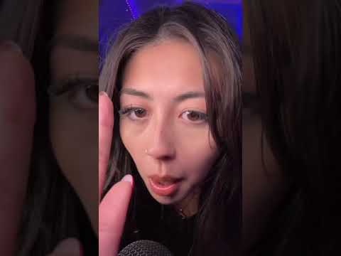 Asmr but im gluing your face back together asmr 😳P2 #mouthsounds #mouthsoundsasmr #asmr