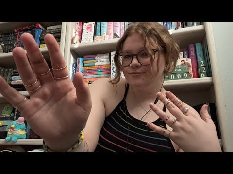 lofi ASMR after work 😚 rambles, ring sounds, hand sounds & chill visuals 