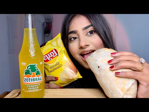 ASMR ✨GIANT✨ Burrito Mukbang | Satisfying Eating Sounds & Mouth Sounds