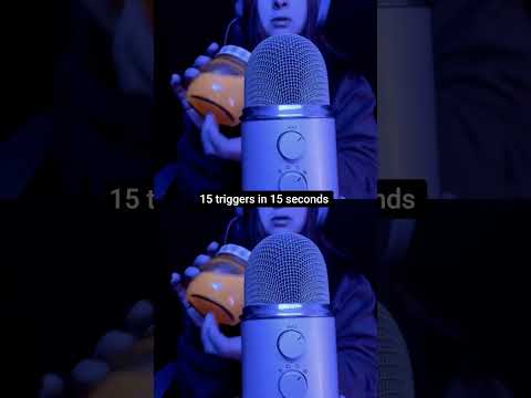 ASMR 15 TRIGGER in 15 SEC #asmr #shorts #shortvideo