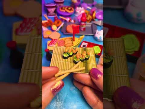 ASMR Making Miniature Sushi #shorts