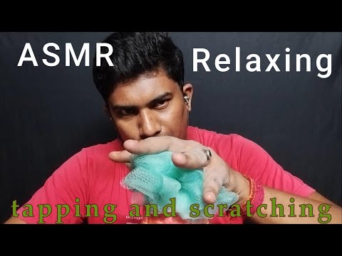 Relaxing ASMR sounds of tapping and scratching