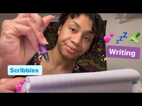 ASMR - Writing & Scribbling (Issa)