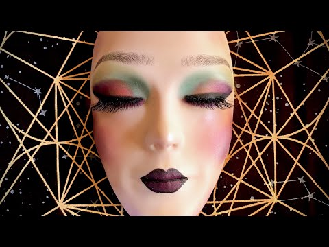 ASMR Whispering MAKE-UP TUTORIAL Close Up su Mannequin Trucco Gotico