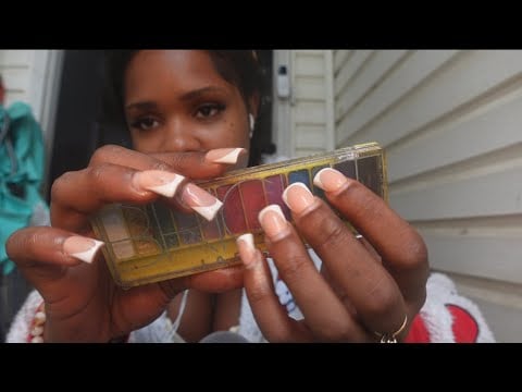 ASMR Doing Your Makeup In The Rain Role Play