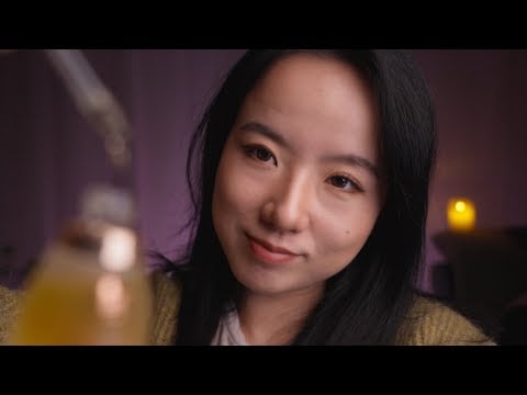 ASMR Gentle Frined Does your Skincare (soft spoken, pampering, layered sounds)