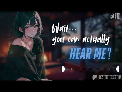 "Wait… You Can Actually Hear Me?" [F4M][ASMR Roleplay][Comfort][Spooky Season][Ghost][Sweet]