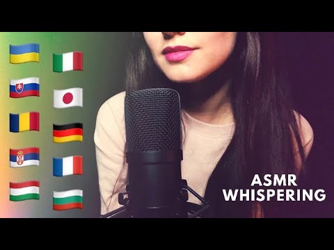 ASMR Whispering Hello in 10 Languages 🌙 Part 2