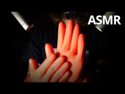 Household Latex Cleaning Gloves ASMR