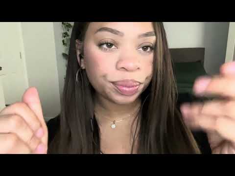 ASMR Tingly Mouth Sounds & Lipgloss Application with Hand Movements 