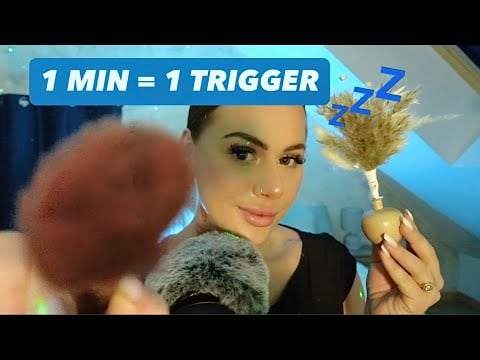 ASMR | 1 min 1 triggers (nouveaux triggers, nouveaux sons, ultime asmr, intense asmr) 