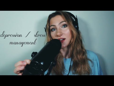 ASMR For Depression 🪷 (whispered & hand movements)