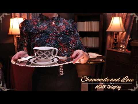 ASMR Roleplay Gentle Hostess Lounge Chamomile and Lace Soft Spoken Roleplay ASMR Personal Attention