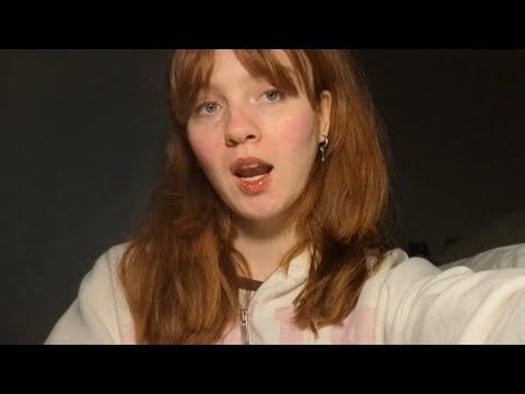 my first asmr video 🫧☁️ (close-up personal attention, hand movements, fishbowl effect, lofi)