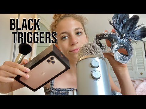 ASMR black Triggers! 🖤