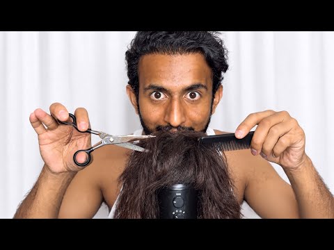 ASMR Real Mic Haircutting ✂️