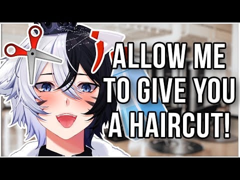 ASMR Roleplay | Femboy Hair Salon (Hair Cutting/Spray Bottle)