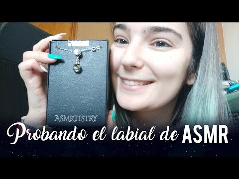 Probando el labial de ASMR - AMSRtistry One Lipstick | ASMR Español