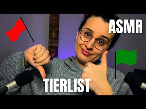 ASMR | MA TIERLIST DES REDFLAGS ET GREENFLAGS 🔴🟢