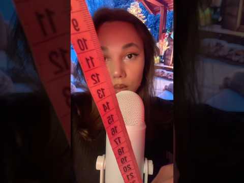 ASMR Measuring Your Face 📏 #asmr #hsyasmr #relaxing #asmrsounds #asmrvideo