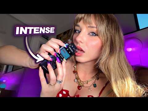 ASMR The Most INTENSE & CRISPY Tascam Mouth Sounds & Mic Biting (Wet & Dry + Spit Painting)