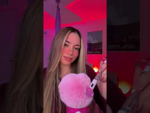 Puffy mic #asmr #asmrvideo #asmrshorts #relax